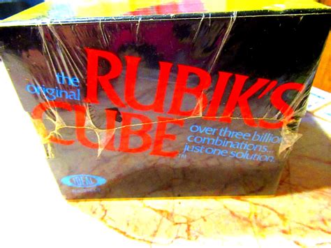 VINTAGE 1980 ORIGINAL RUBIK'S CUBE IN ORIGINAL PACKAGING | #4634249749