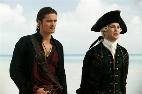 Download Tom Hollander Lord Beckett Will Turner Orlando Bloom Movie Pirates Of The Caribbean: At ...