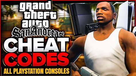 GTA San Andreas Cheats For All PlayStation Consoles (PS5, PS4, etc ...