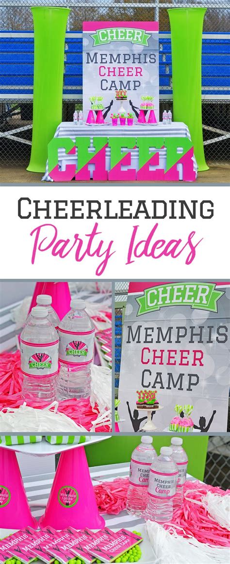 2..4..6..8 it's time to celebrate! Decorate your cheer camp with personalized signs, favors ...