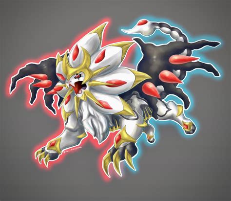 Pokemon Fusion Giratina and Solgaleo by KoiKreations on DeviantArt