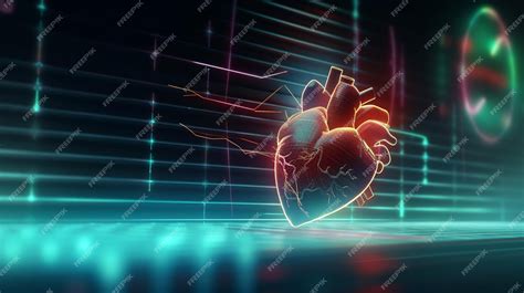 Premium Photo | Human heart anatomy generative ai