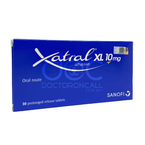 Buy Xatral XL 10mg Tablet 30s- Uses, Dosage, Side Effects, Instructions ...