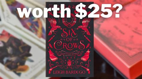 reviewing the six of crows collector's edition 📚 is it worth the price ...