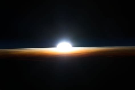 Sunrise seen from the International Space Station | Earth Blog