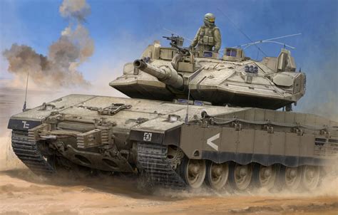 Wallpaper Israel, main battle tank, Vincent Wai, Merkava, IDF, The IDF ...