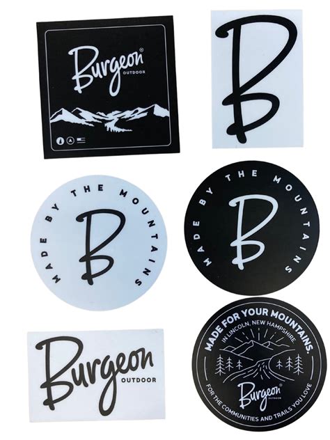 Sticker 6-Pack – Burgeon Outdoor