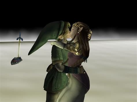 Dark Link and Zelda Kiss | Link and Zelda, "The Legend of Zelda" Link ...