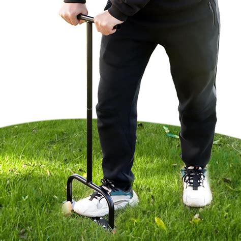 Garden Lawn Aerator,Standing Garden Soil Intake Tool - Portable Soil ...