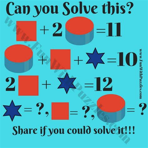 Elementary Math Brain Teasers