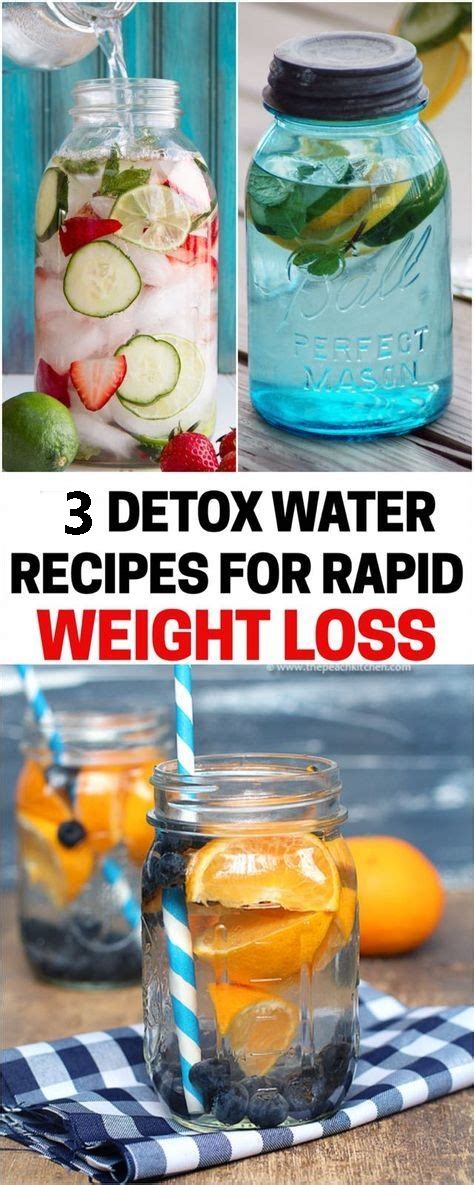 Tips For Her: 5 Detox Water Recipes For Rapid Weight Loss