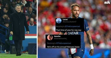 "He’s off on his annual February leave" - PSG fans react after ...