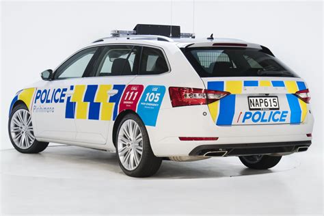 2021 Skoda Superb Combi Gets A Kiwi Police Suit, Will Patrol New ...