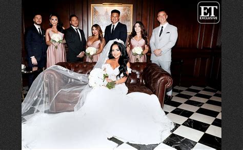 Jersey Shore's Angelina Pivarnick Marries Chris Langeira, Costars Attend Wedding