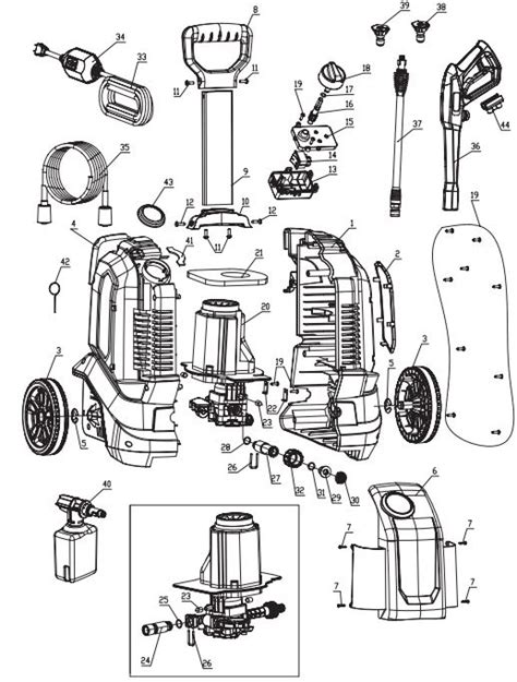 GREENWORKS Pressure Washer Parts, Breakdown & Owners Manual