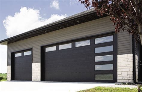 Modern Garage Door with Windows