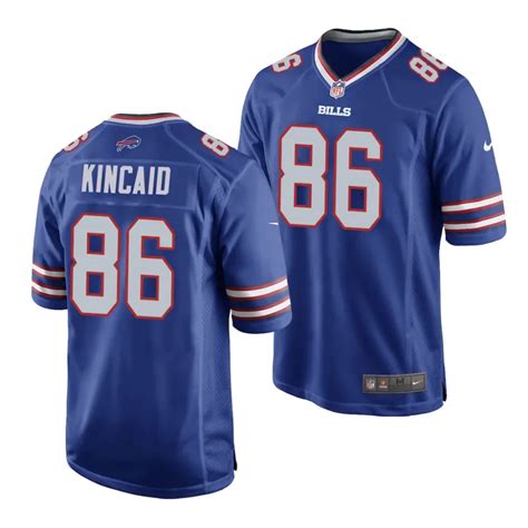 Buffalo Bills Dalton Kincaid 2023 NFL Draft Royal Game Jersey Men - NCAA Jersey One