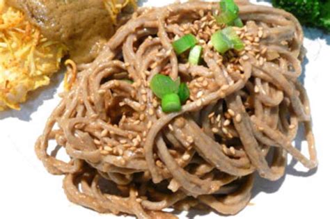 Soba With Sesame Peanut Sauce Recipe - Food.com