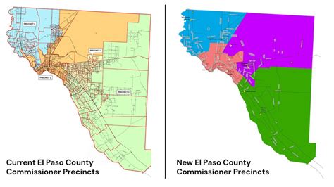 El Paso County Commissioners Court adopts its 4 new precincts for 2022 ...