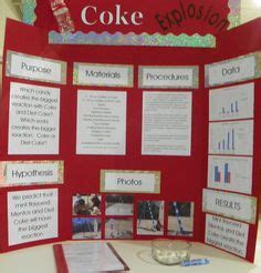 science fair project display board with Elmer’s tri-fold display board ...