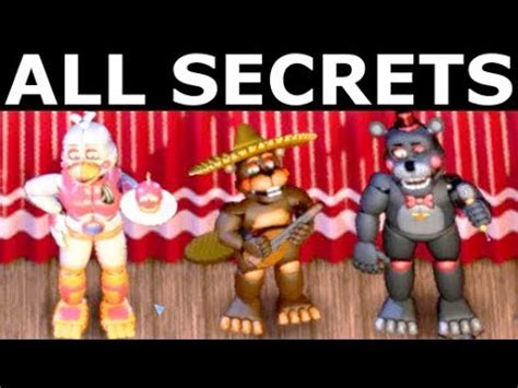 FNAF 6 - All Secrets, Easter Eggs, Achievements & Rare Screens (Freddy ...