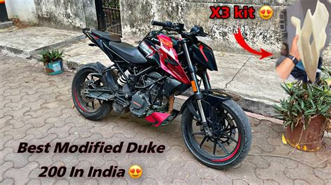 Ktm Duke 200 Bs6 Modified | Best Modification Ever 🔥 - YouTube