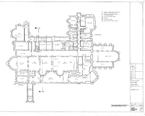 Casa Loma - basement | Mansion floor plan, Architectural floor plans, Apartment floor plans