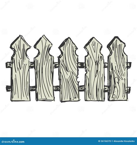 Wooden Fence Stock Photo - Image: 36156370