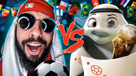 World Cup Mascot Laeeb (Qatar 2022) Vs. Mussa - Rap Battle (Animation ...