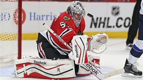 Corey Crawford, Blackhawks blank Blues | CBC Sports