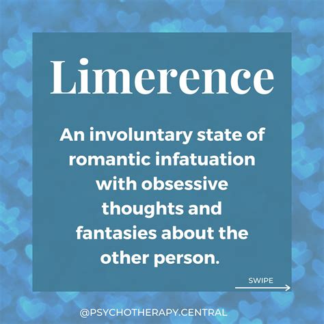 Limerence a State of Love Sickness