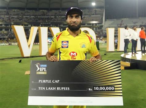 IPL Purple Cap 2019: CSK’s Imran Tahir sets spin record for most wickets in an IPL season ...