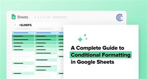 Conditional Formatting Google Sheets: Complete Guide