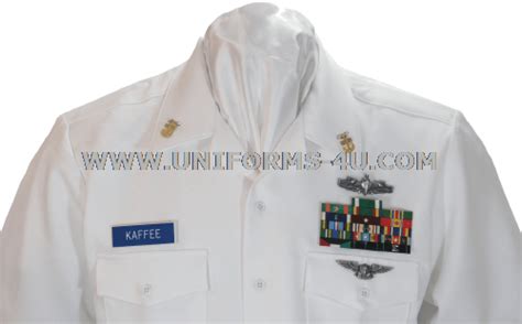 U.S. NAVY MALE CHIEF PETTY OFFICER SUMMER WHITE SERVICE UNIFORM