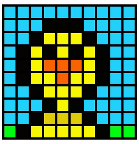 10x10 grid | Pixel Art Maker