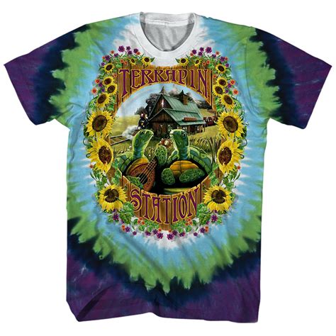 Grateful Dead T-Shirt | Terrapin Station Album Art Tie Dye Grateful ...