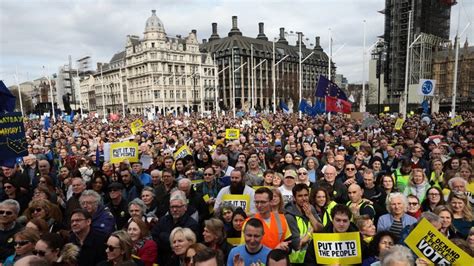 'One million people' march in London to demand second EU referendum | Politics News | Sky News