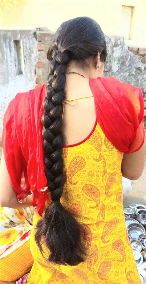 Pin by Parita Suchdev on Thick long hair braids | Indian long hair ...