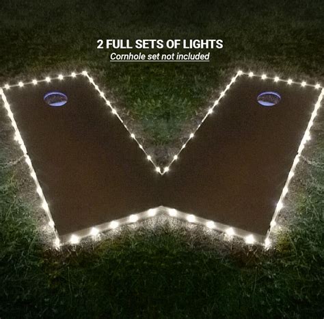 Cornhole Board Lights | LED Cornhole Lights For Sale | Cornhole boards, Cornhole, Cornhole lights