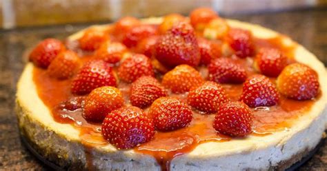 Diabetic No-Bake Sugar Free Strawberry Cheesecake