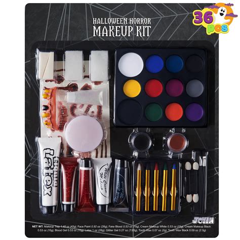 Buy JOYIN Halloween Makeup Set Ultimate Family Party Pack All-in-one Easy On & Easy Off set for ...