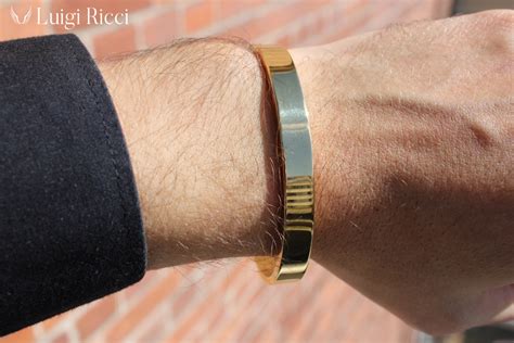 Mens Gold Bangle Bracelet / Mens Bangle Bracelet Etsy | The Gold Ipad Air