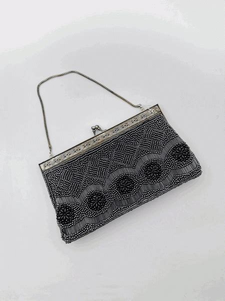 Vintage Beaded Purse - Vintage Recycled