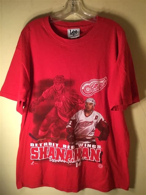 Nice 1990s Brendan Shanahan Detroit Red Wings Shirt, … - Gem