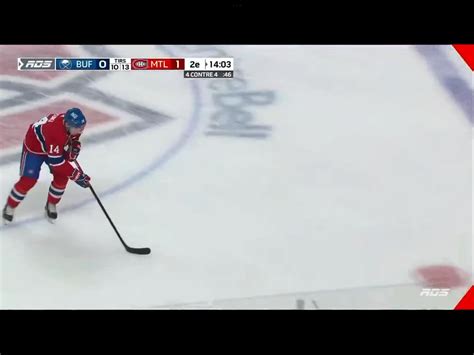 Nick Suzuki’s first penalty shot goal but it is in français crisse : r/Habs