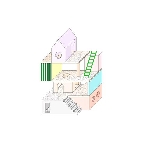 Geometric / Cat / Houses @vengodelvalle . - Tumblr Pics