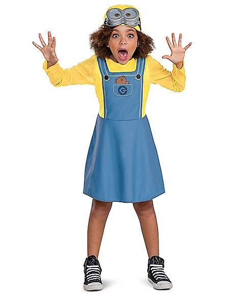 Kids Stuart Minion Dress Costume - Minions - Spirithalloween.com