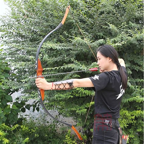 15 35 lbs Hunting Bow Wooden Recurve Bow American Archery Bow for ...