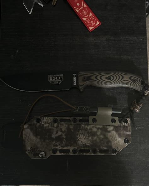 Belt knife almost completed. : r/tacticalgear