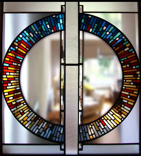 contemporary circular stained glass modern glasgow | Flickr